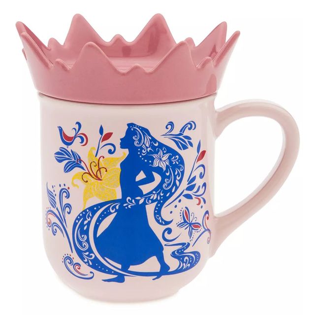 disney tangled rapunzel mug and crown lid