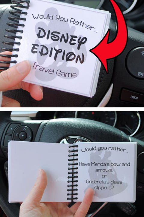 Road Trip Games - Disney Would You Rather