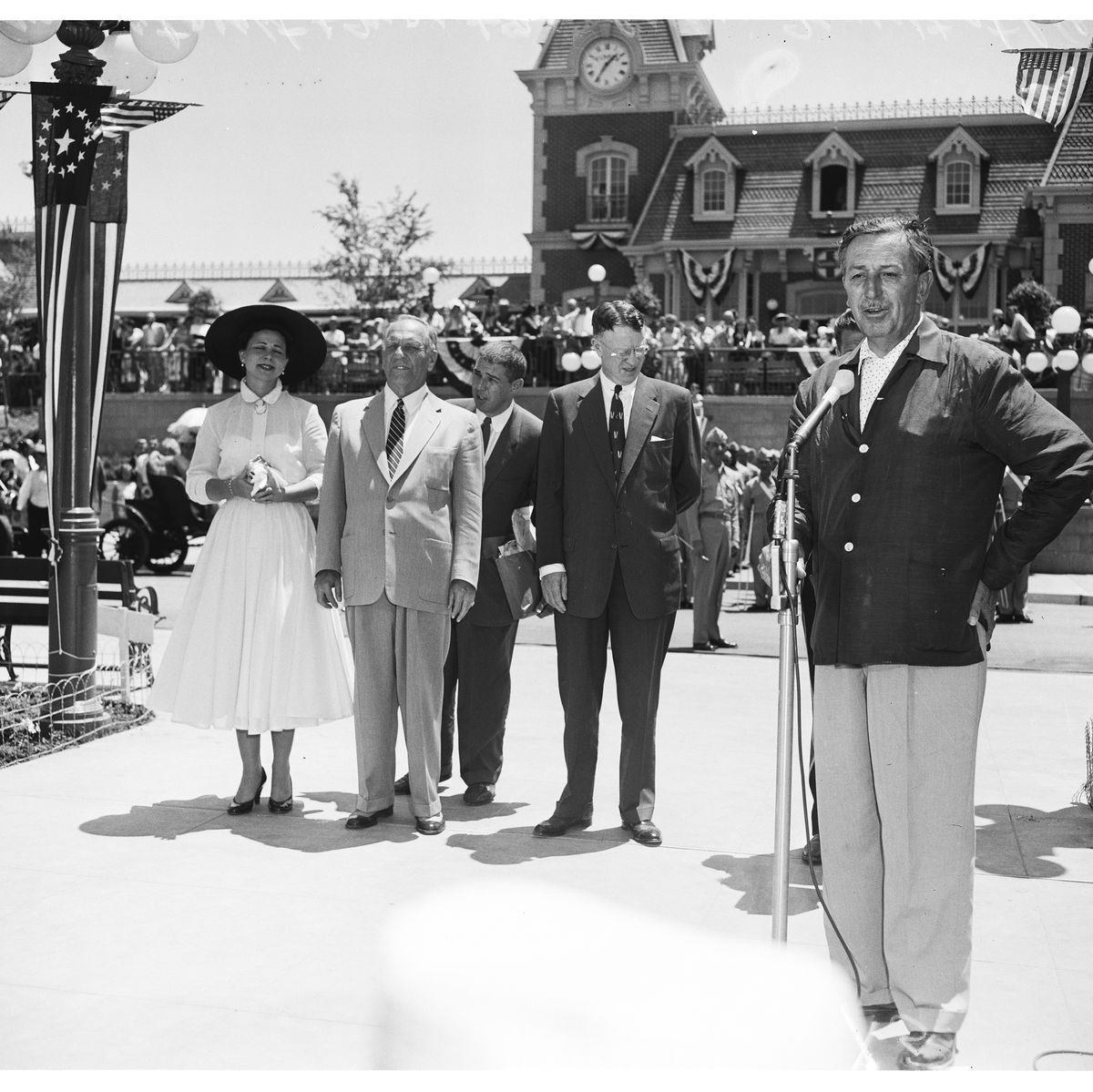 disneyland opening, 1955