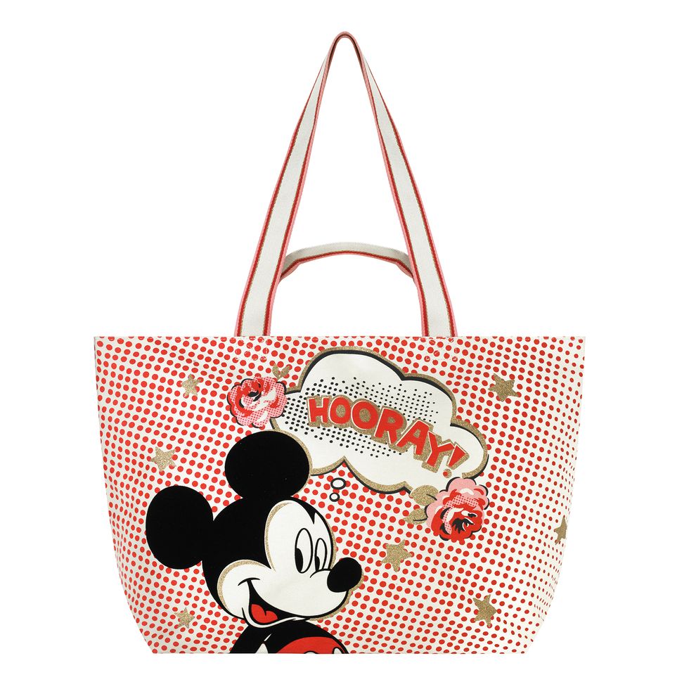 Bag, Handbag, Tote bag, Shoulder bag, Fashion accessory, Design, Luggage and bags, Font, Pattern, Polka dot, 