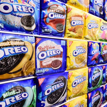 boxes of oreos on a shelf