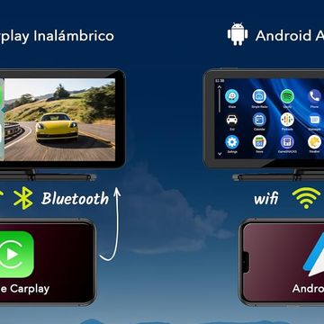 dispositivo infoentretenimiento universal para coche, con apple carplay y android auto