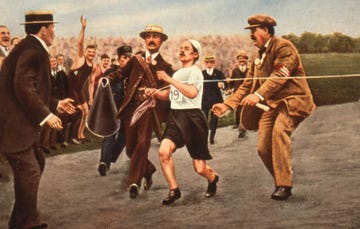 disqualification de dorando pietri aux jeux olympiques de 1908