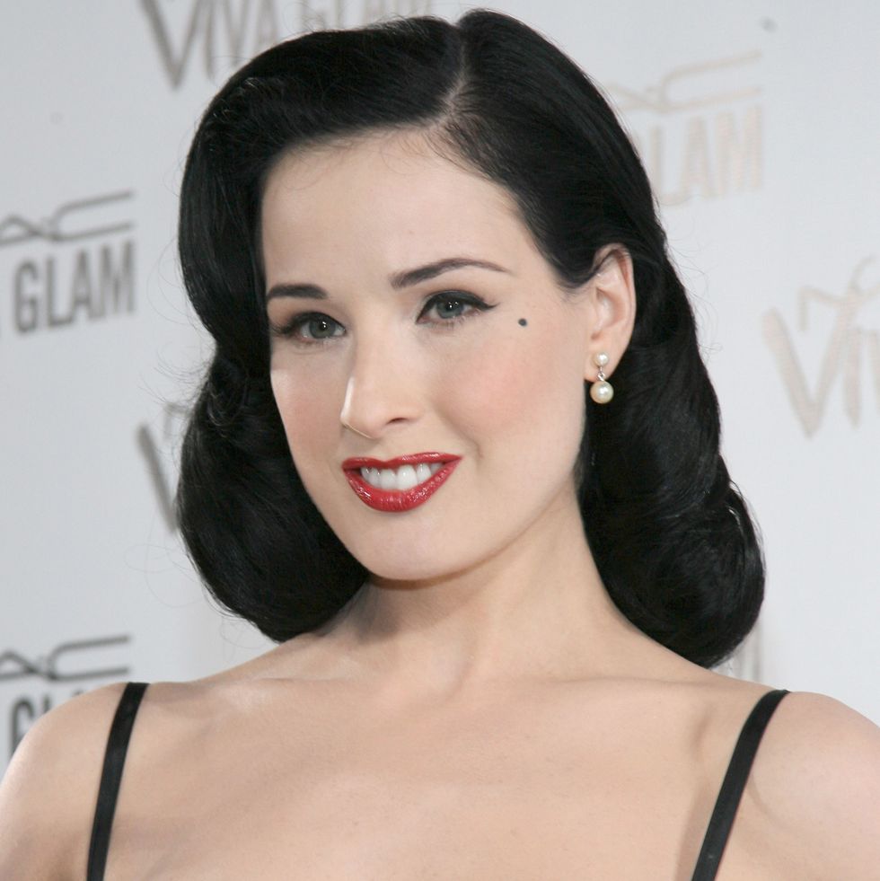 dita von teese, eve and lisa marie presley join mac cosmetics to announce new viva glam vi campaign   press conference