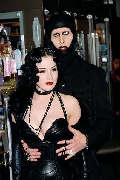 Dita Von Teese e Marilyn Manson