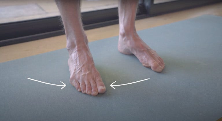 potenziamento dita piedi