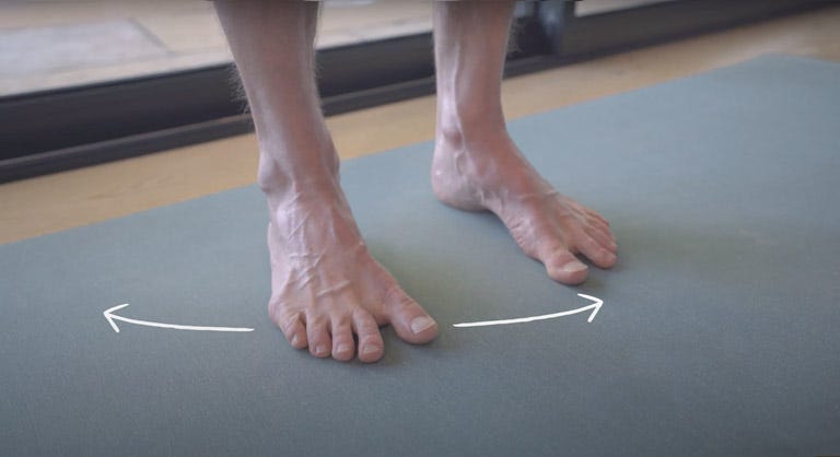 potenziamento dita piedi