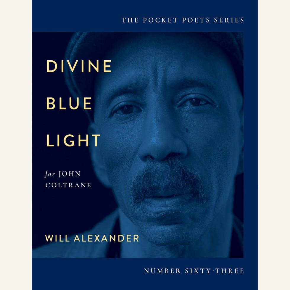 divine blue light, for john coltrane, pocket poets series no 63, will alexander, november 2022, new book releases