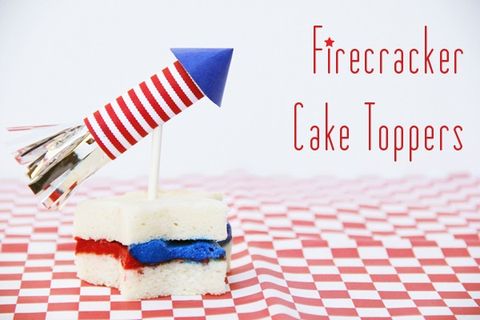 diy 4th of july decorations cake toppers