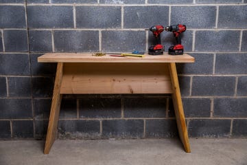 diy work bench with tools