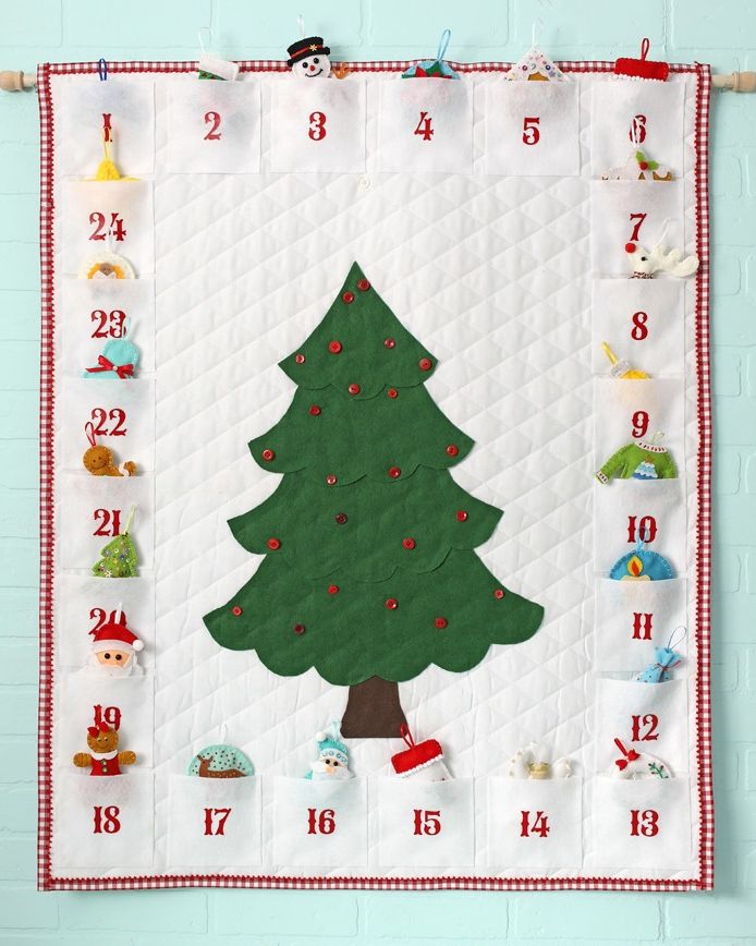 diy advent calendars tree and ornaments