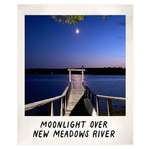 moonlight over new meadows river