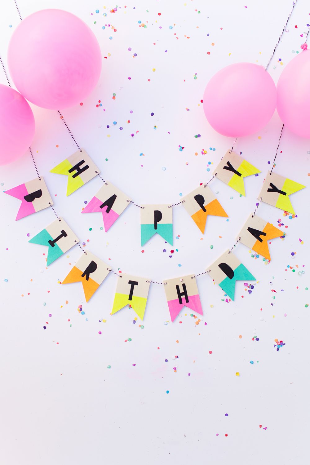 DIY Birthday decorations with paper, Cheap and easy birthday decorations