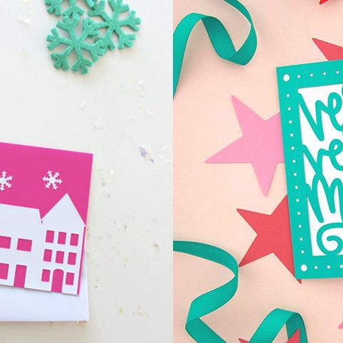 7 DIY Holiday Watercolor Cards to Send Out to Friends - Make and Takes