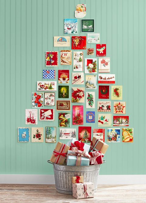 diy christmas decorations tree rific christmas card display