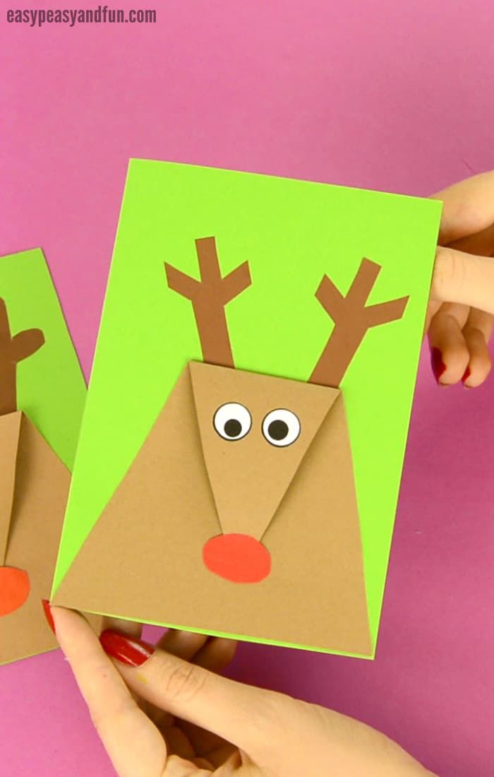 Kids homemade christmas cards discount