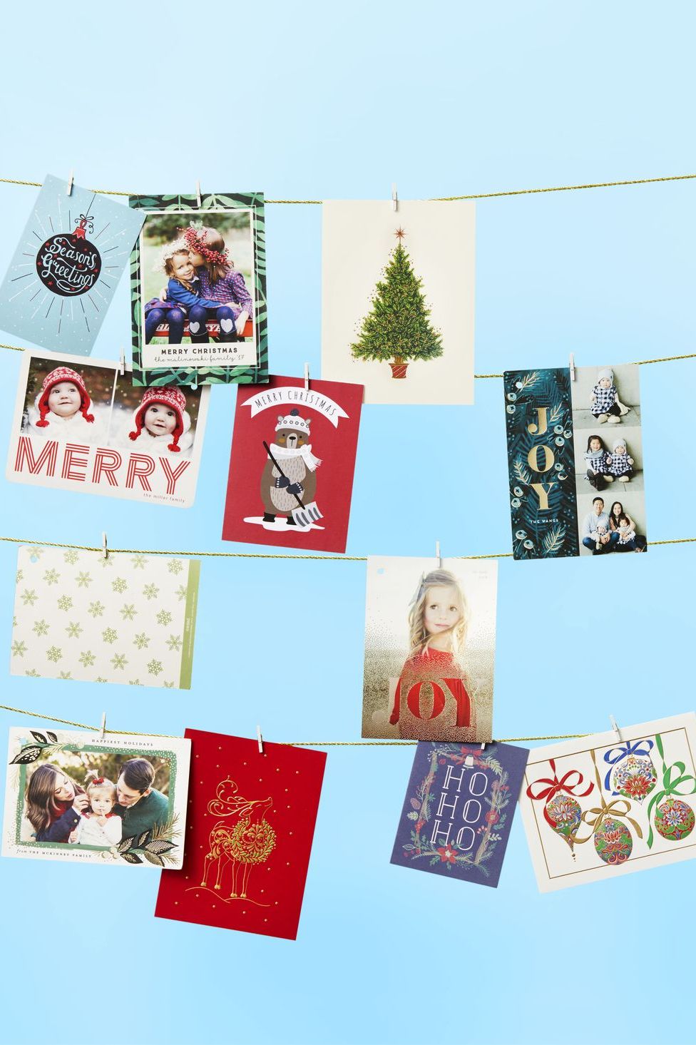 diy christmas decorations holiday card display