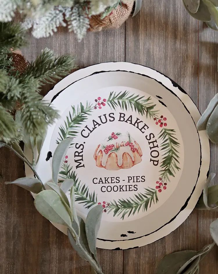 diy christmas gifts pie plate
