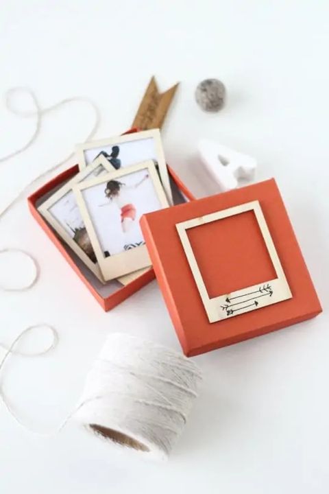 diy christmas gifts wooden polaroid gift set
