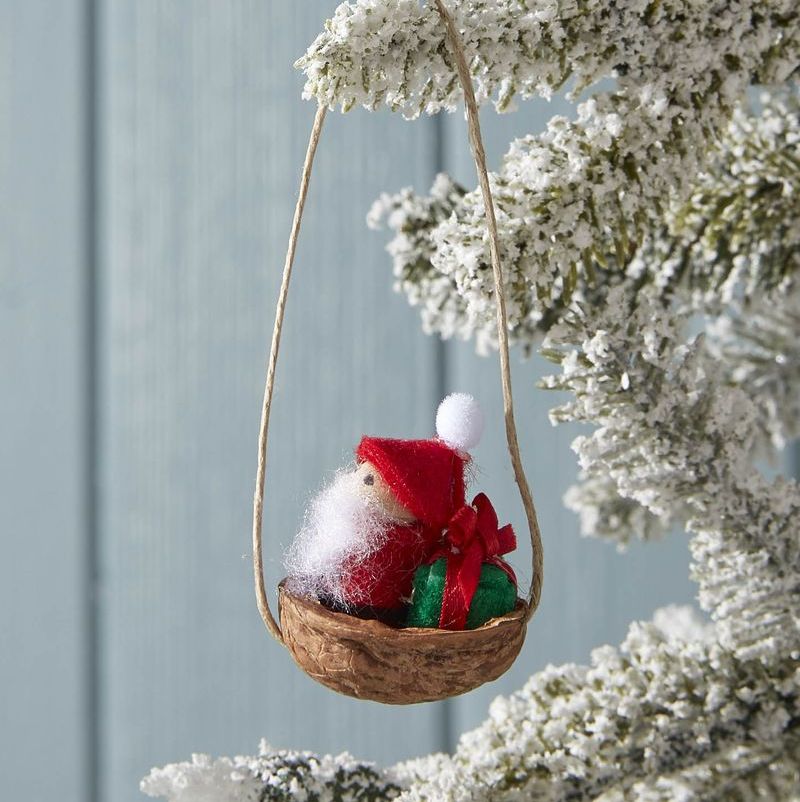 Naler 24 Pieces Mini Christmas Resin Ornaments Small Miniature Christmas  Ornaments Kit Resin Snowman Santa Reindeer Jingle Bell Ornaments for