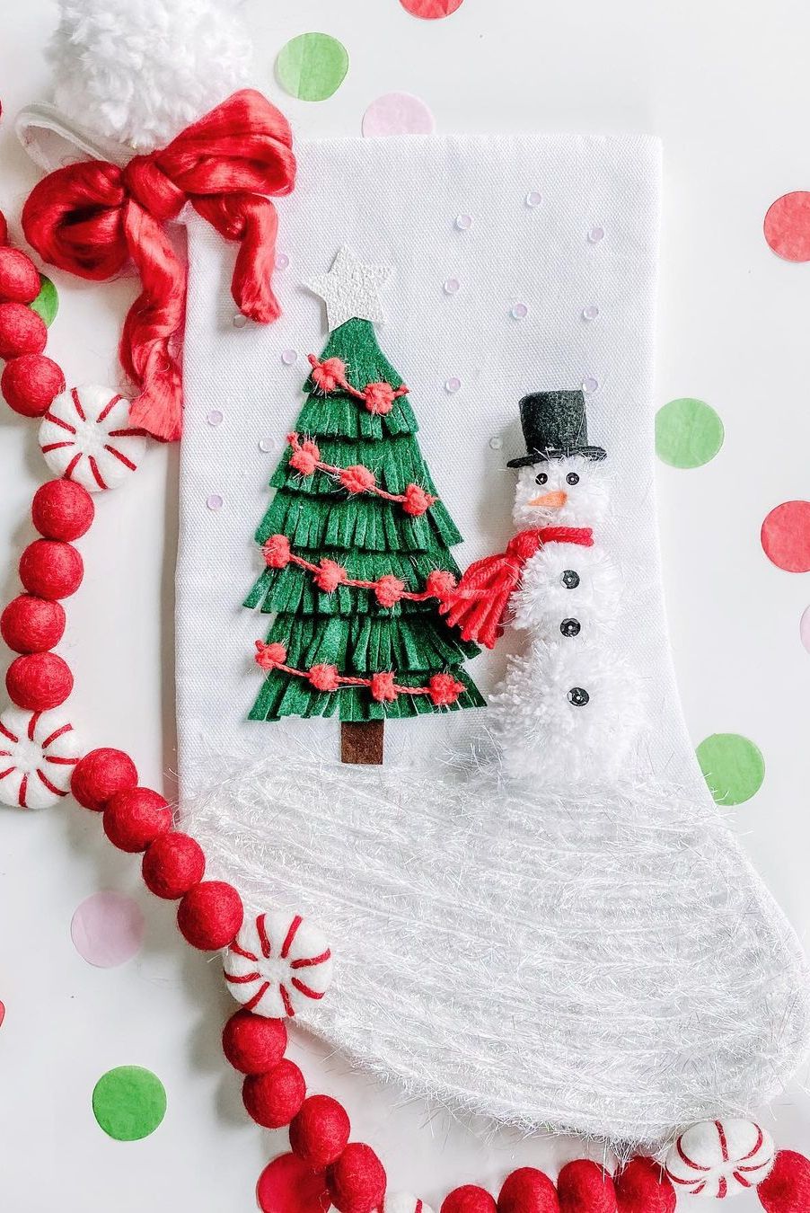 stocking decorating ideas snowman stocking
