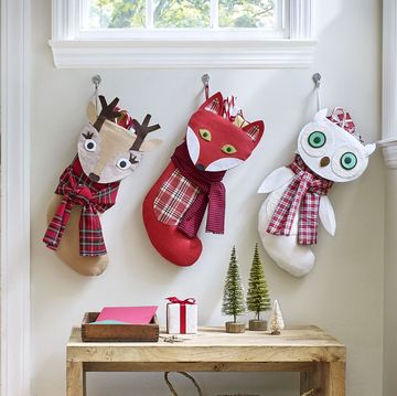 stocking decorating ideas  woodland creatures stockings