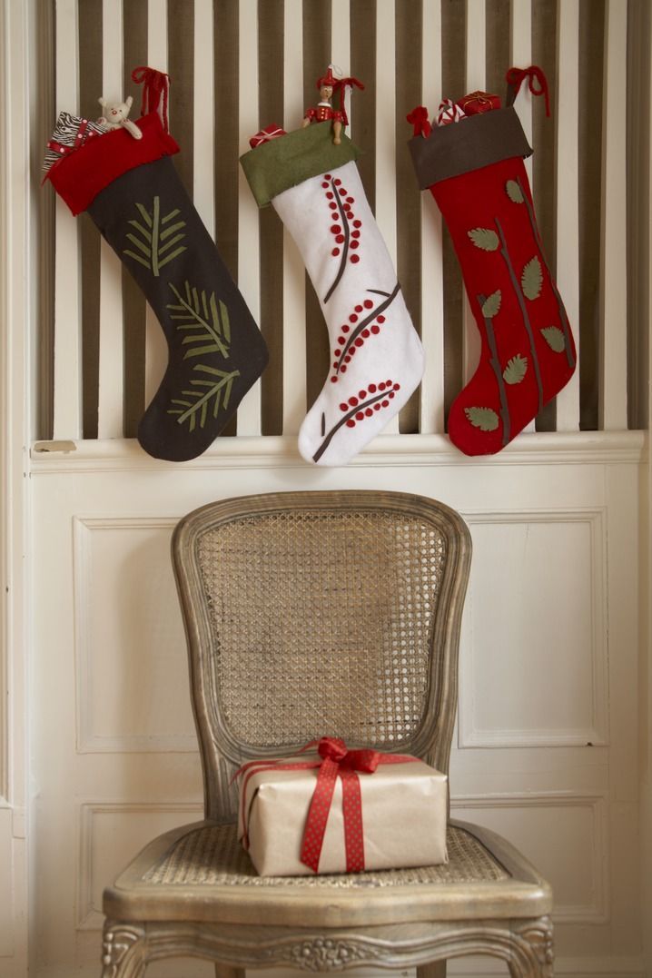 stocking decorating ideas festive felt stockings