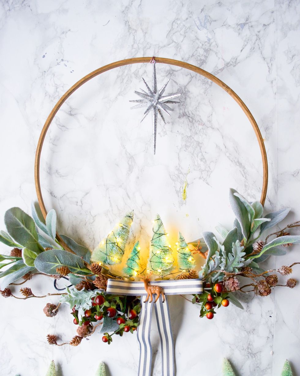 Contemporary Holiday Wreath :: You + Nah :: DIY Crafts Design