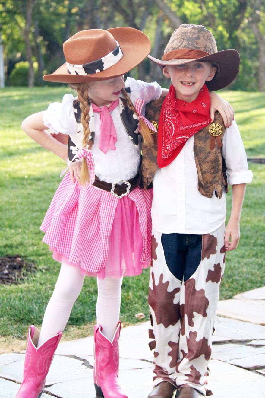 Ladies Brown Cowgirl Dress Fancy Dress Costume Womens Western Cow