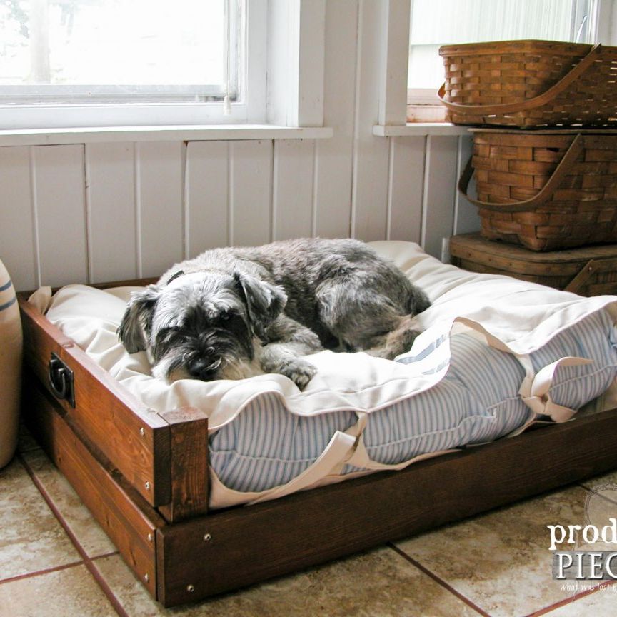 diy dog bed wood, dog crate, dog bed, pet bed