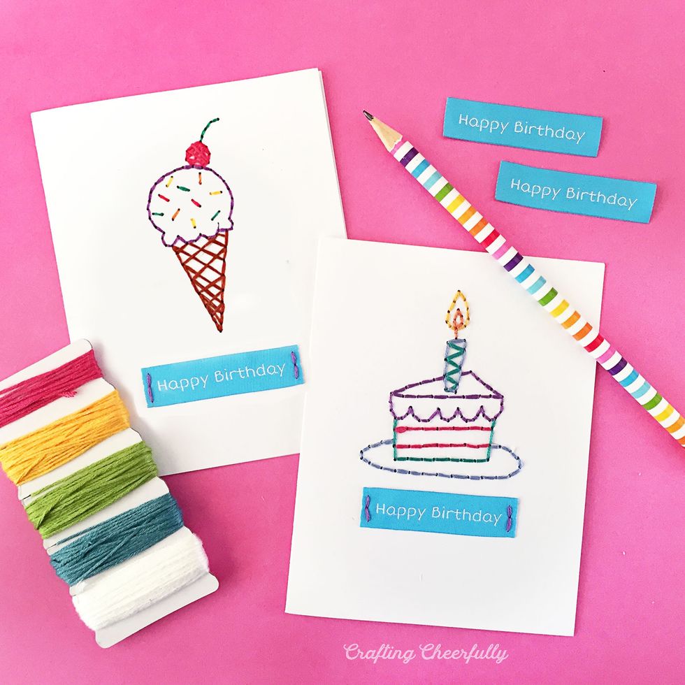 Easy Homemade DIY Birthday Cards Ideas For Friends & Family - Brit
