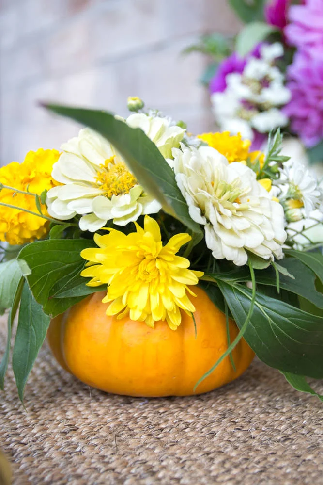 DIY Fall Decor Pumpkin Vase