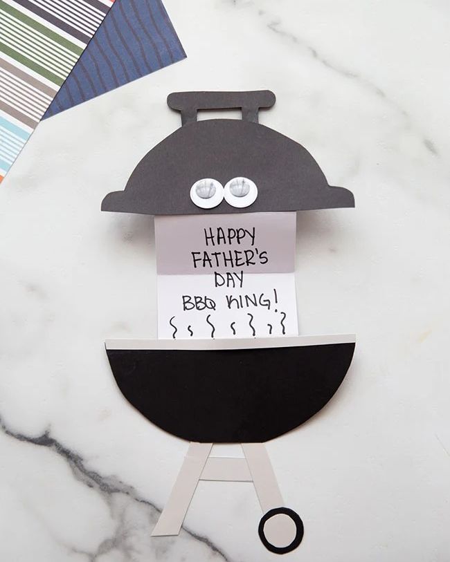 diy fathers day cards bbq father’s day card