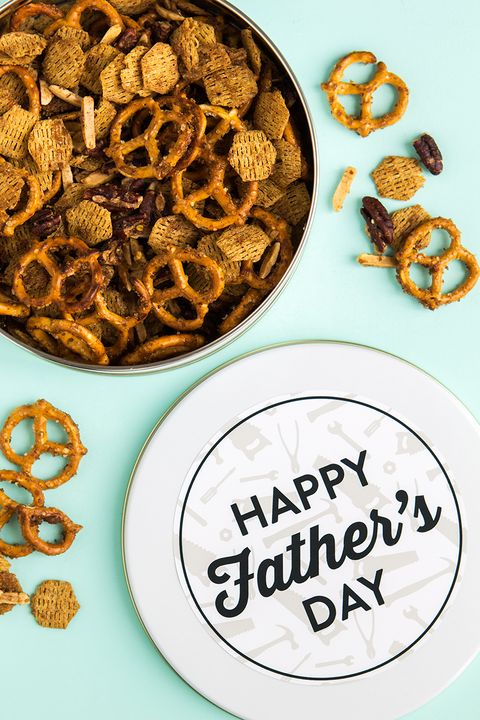 diy fathers day gifts snack tin