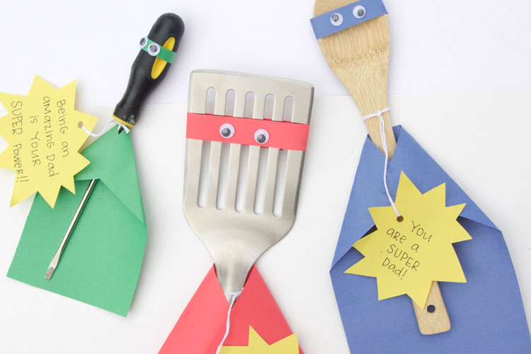 DIY Father's Day Gift Superhero Tools