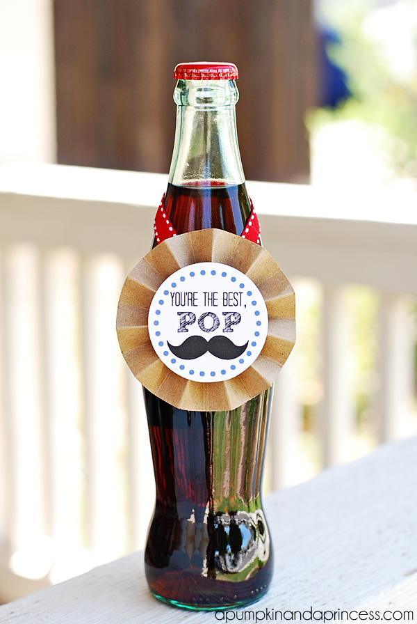 DIY Father's Day Gift, You Are the Best Pop Soda