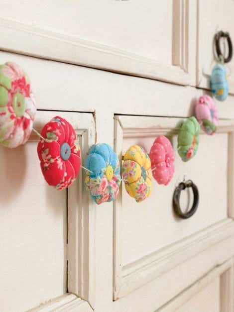 DIY Floral Garland - Sew and So UK Etsy