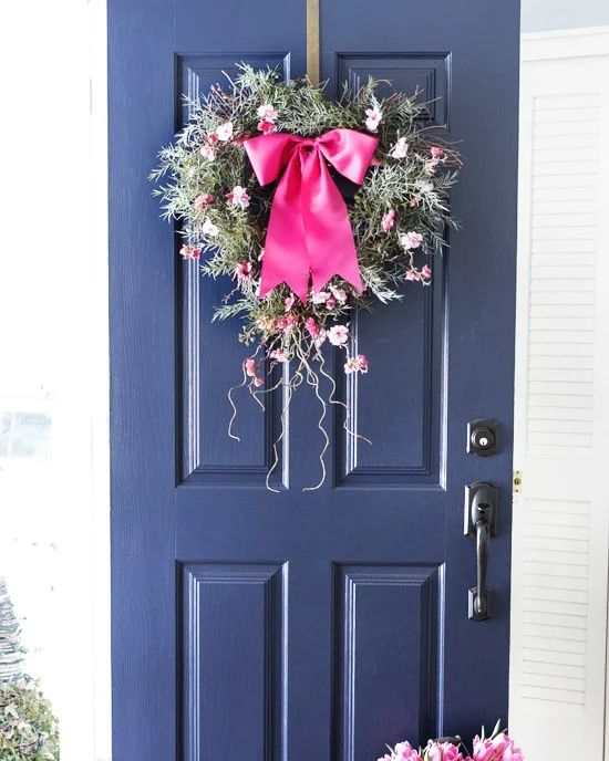 50 Most Beautiful Valentine's Day Wreaths For Your Front Door  Diy  valentines day wreath, Valentine wreath diy, Valentine day wreaths