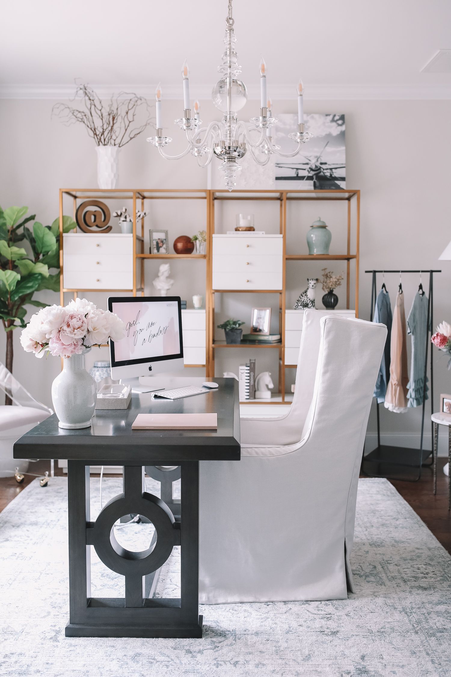 19 Glam Home Office Decor Ideas to Transform Your Workspace - A