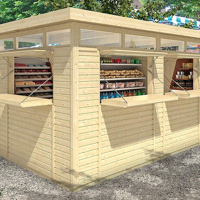Building, Shed, Kiosk, Wood, Outdoor structure, House, Stall, Garden buildings, 