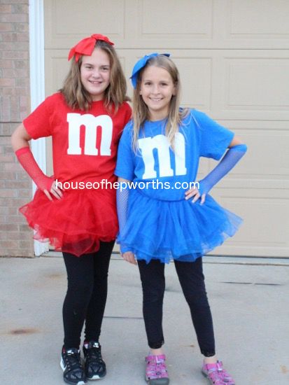 matching m&m costumes for sisters