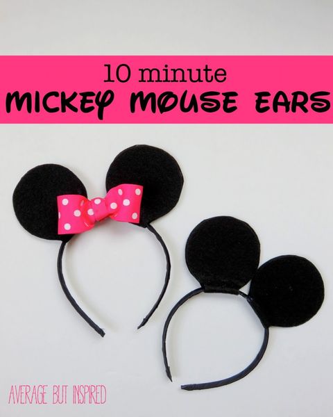 diy mickey mouse ears teen halloween costumes