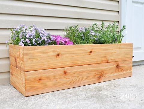 raised bed garden ideas modern cedar planter diy huntress