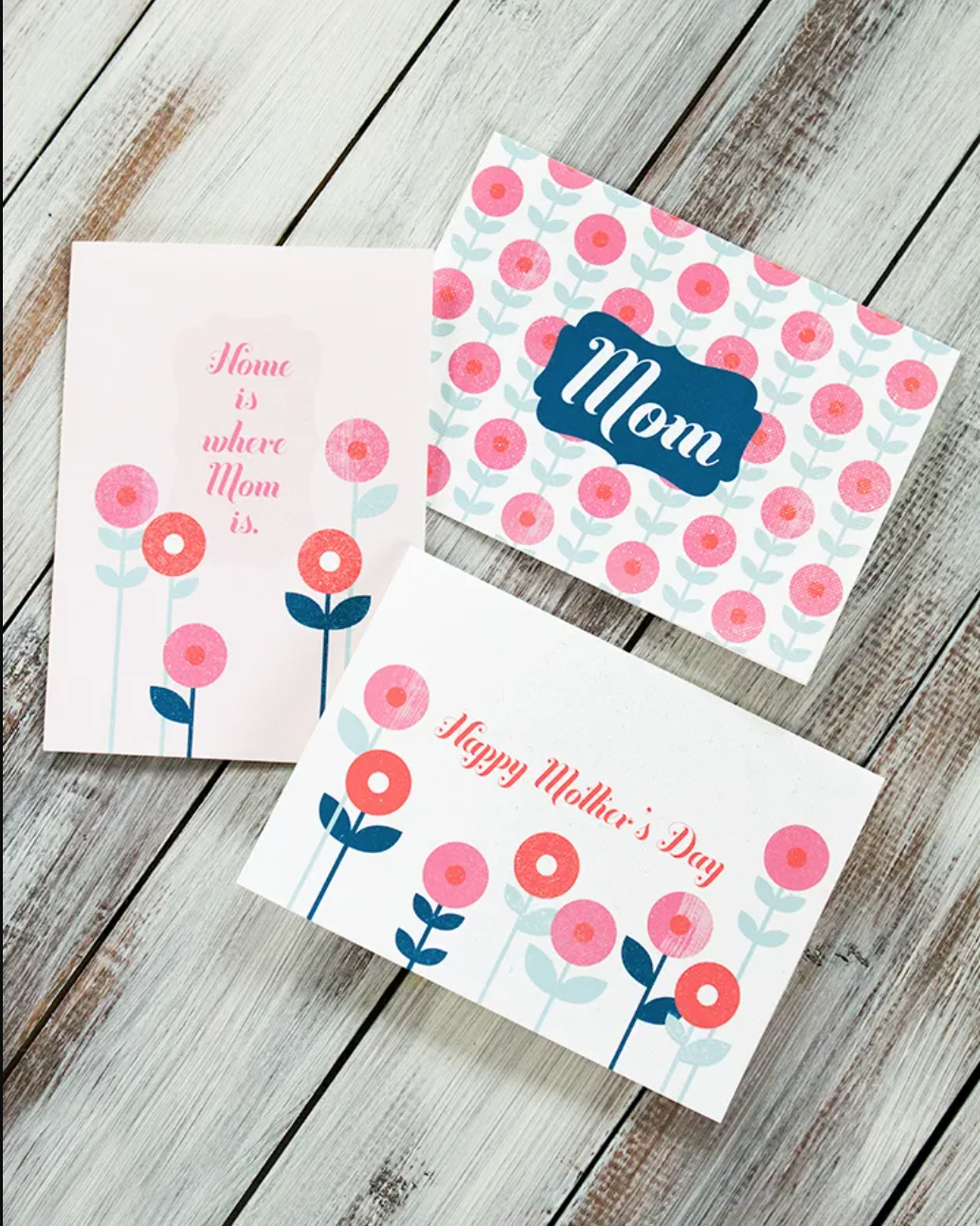 DIY Mother's Day Card Home is where mom is