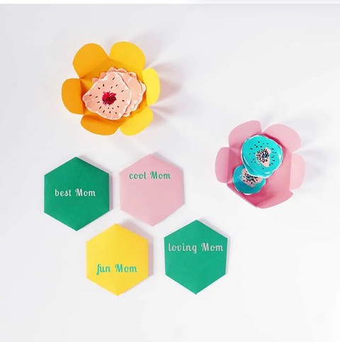 paper flower mothers day card