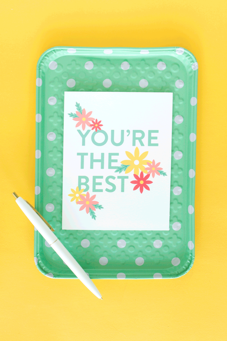 DIY Mother's Day Card, You Are the Best