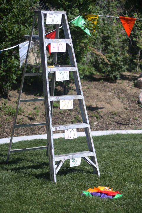 diy outdoor games ladder