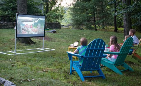 diy outdoor movie screens