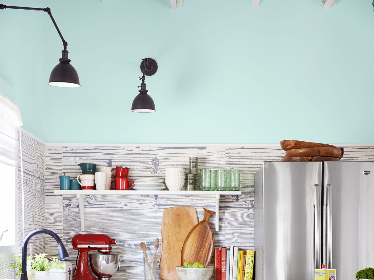 Colorful DIY Kitchen Cabinet Liner - In My Own Style