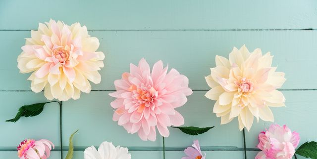 5 Tissue Paper Flowers, Artificial Flowers Wall Decor, Flower Decorations,  Wedding Decor, Paper Wall Flowers, Easter Decor, Floral Backdrop 